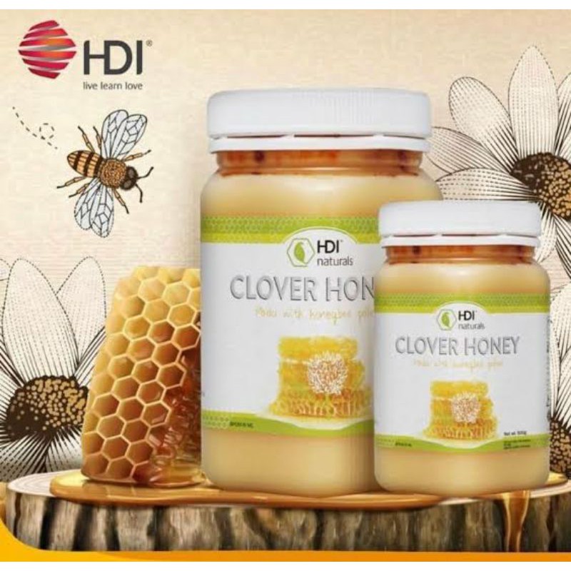 Madu Clover Honey HDI 1 Kg - HDI Clover Honey 1Kg