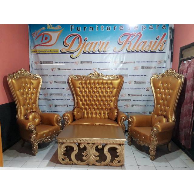 Set Meja Kursi Tamu Syahrini Mewah