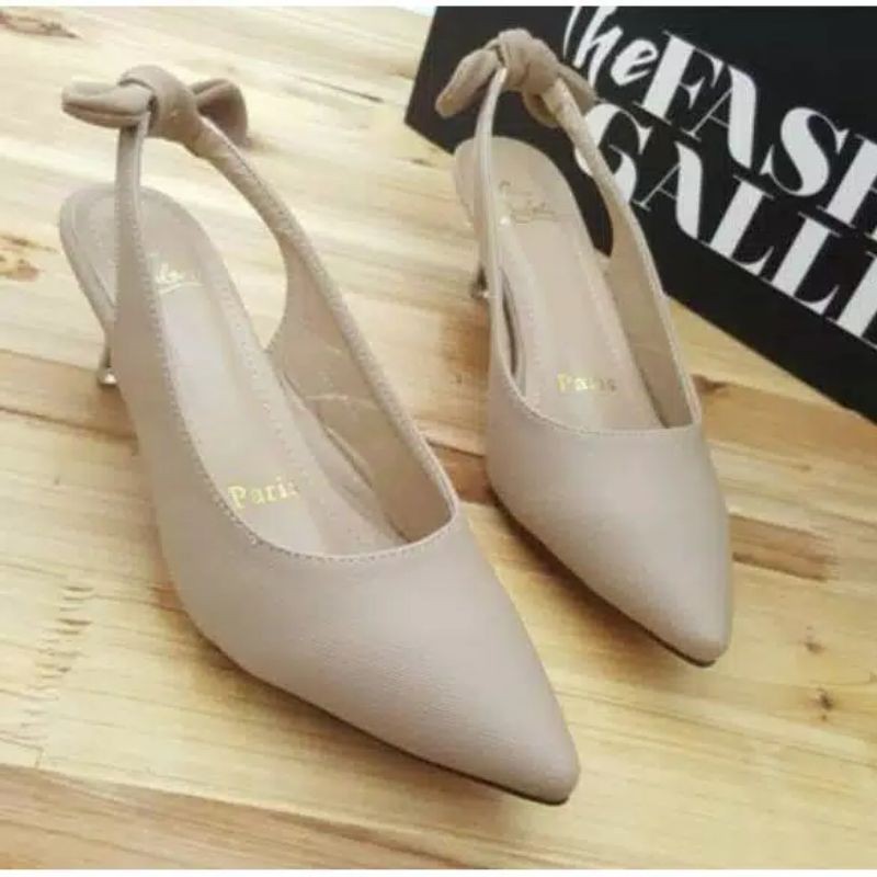 paket heels pita belakang dan tas selempang astori