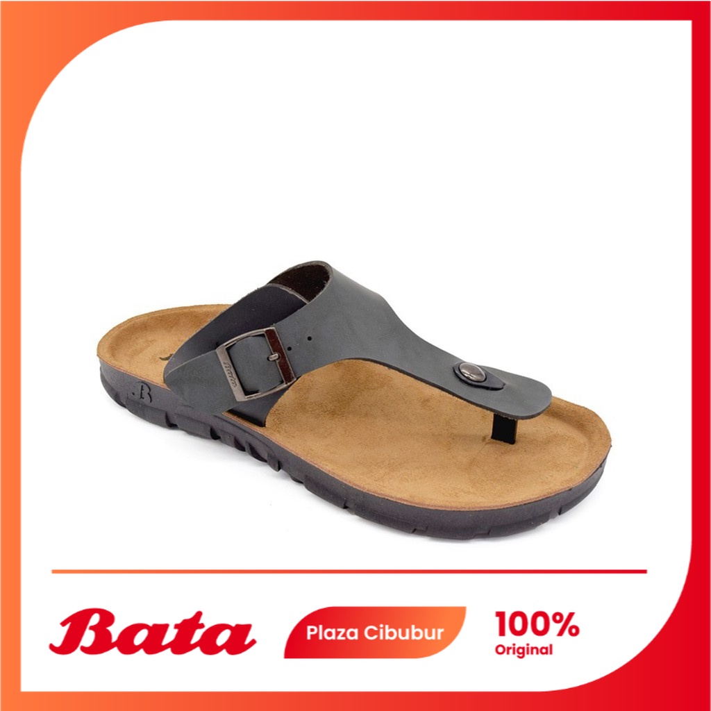 Bata Sandal Gunung Pria Energyzer Black - 8736077