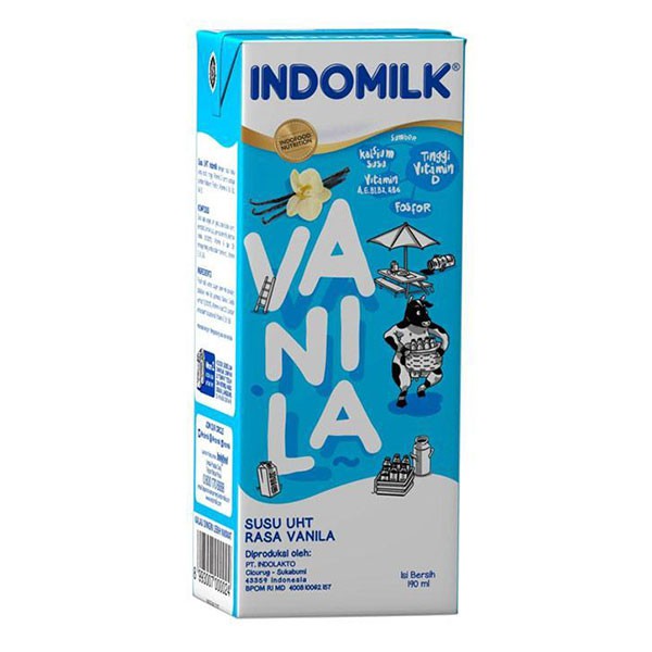 

Indomilk UHT Vanila Tp 190 Ml