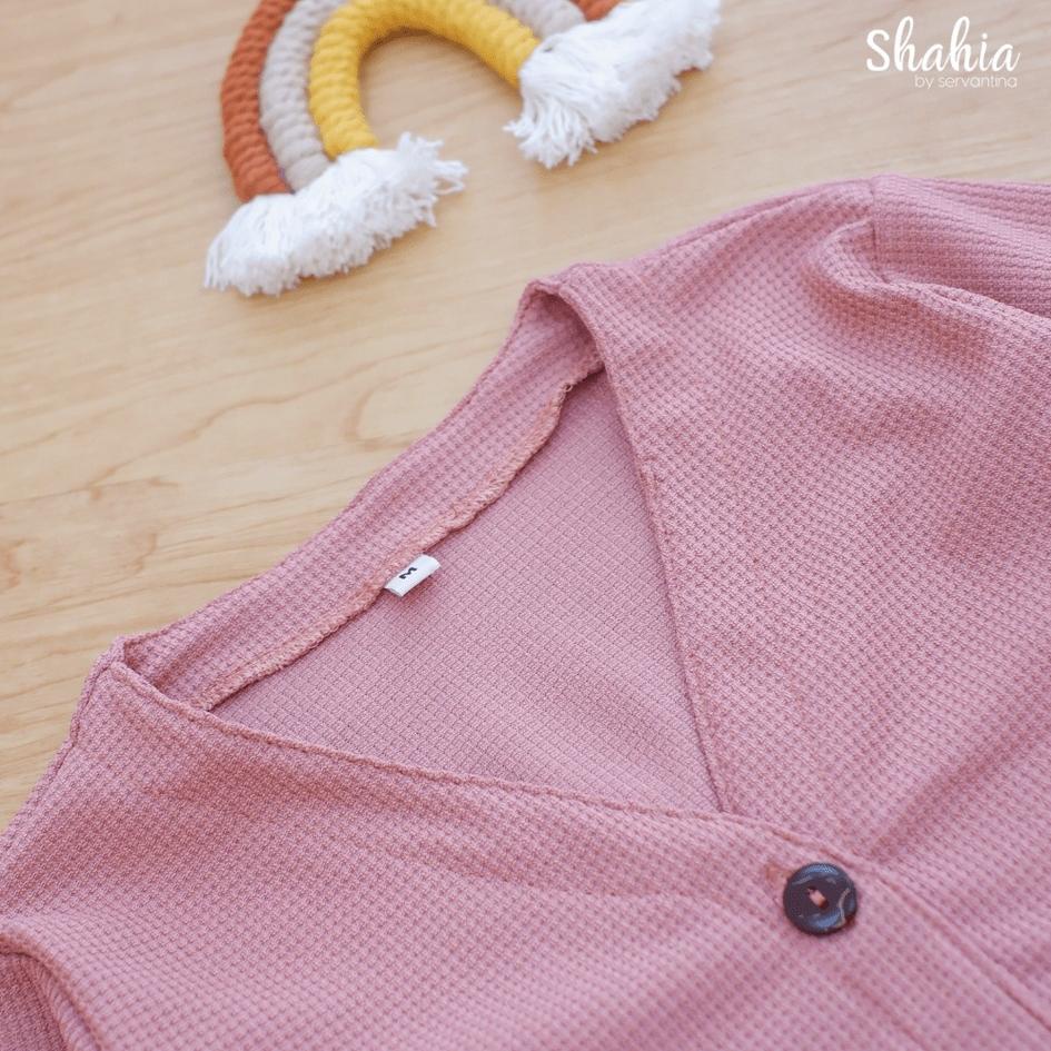 (BIG SALE) SHAHIA - Waffle Cardigan Anak