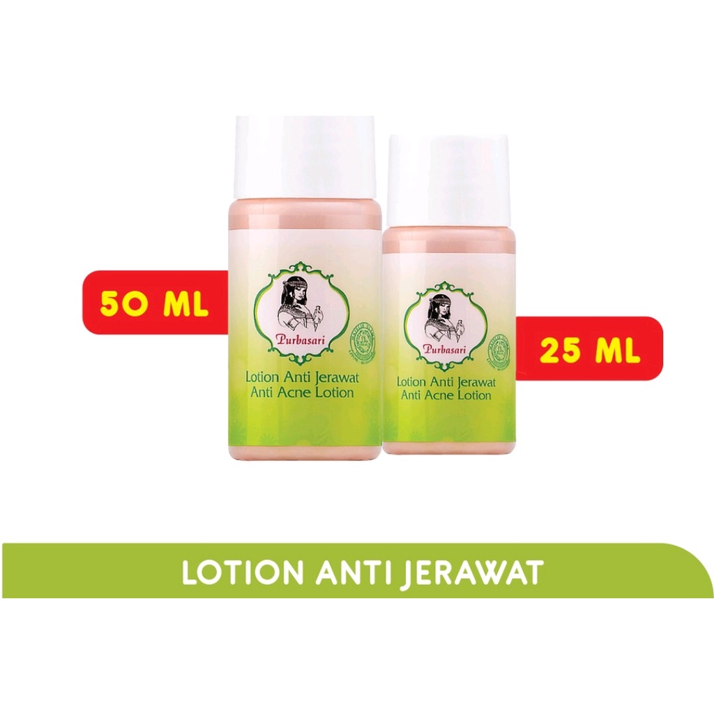 Purbasari Lotion Anti Jerawat 25 ml | 50 ml