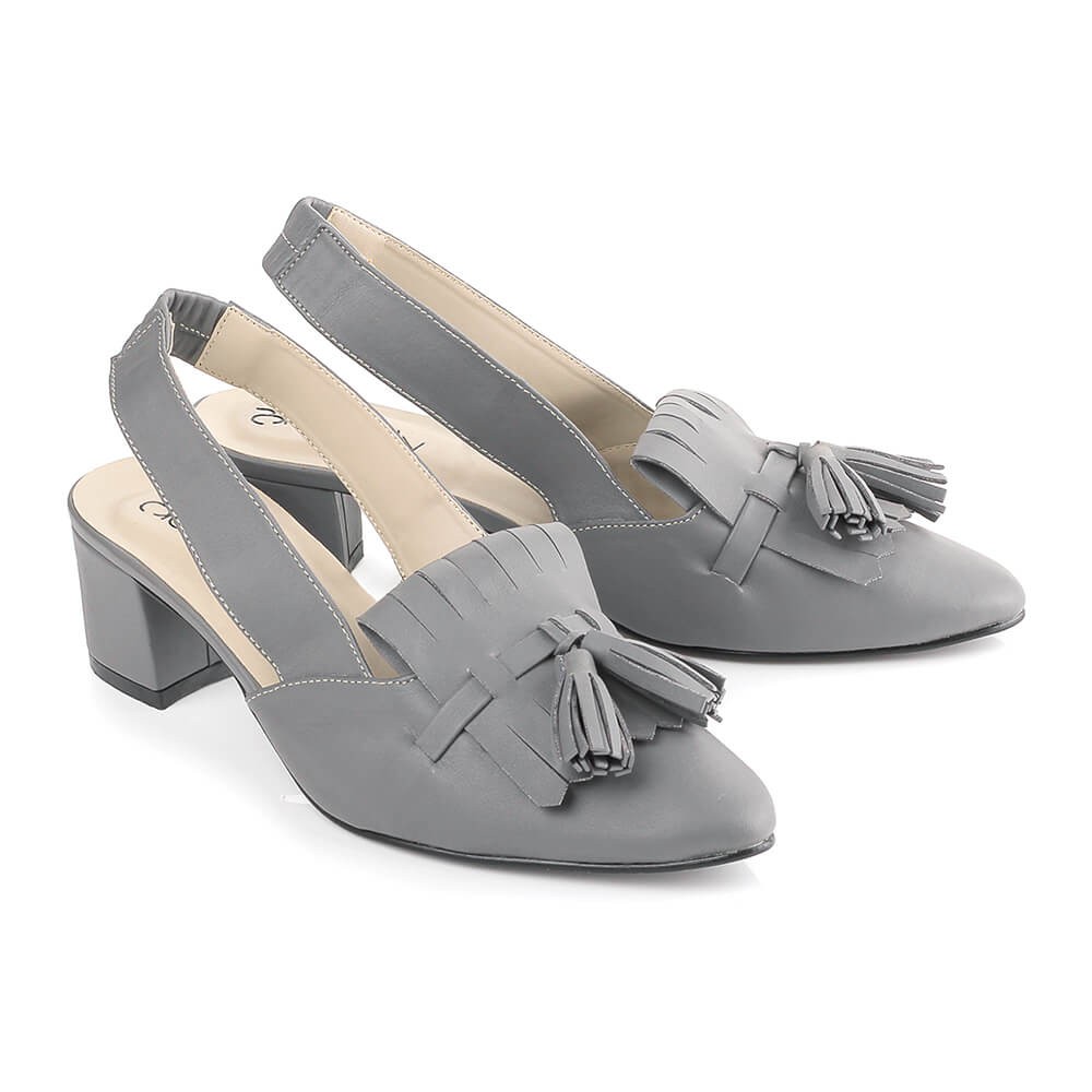 Sandal / Sendal Heels Wanita abu Blackkelly LDG 130 ori original murah