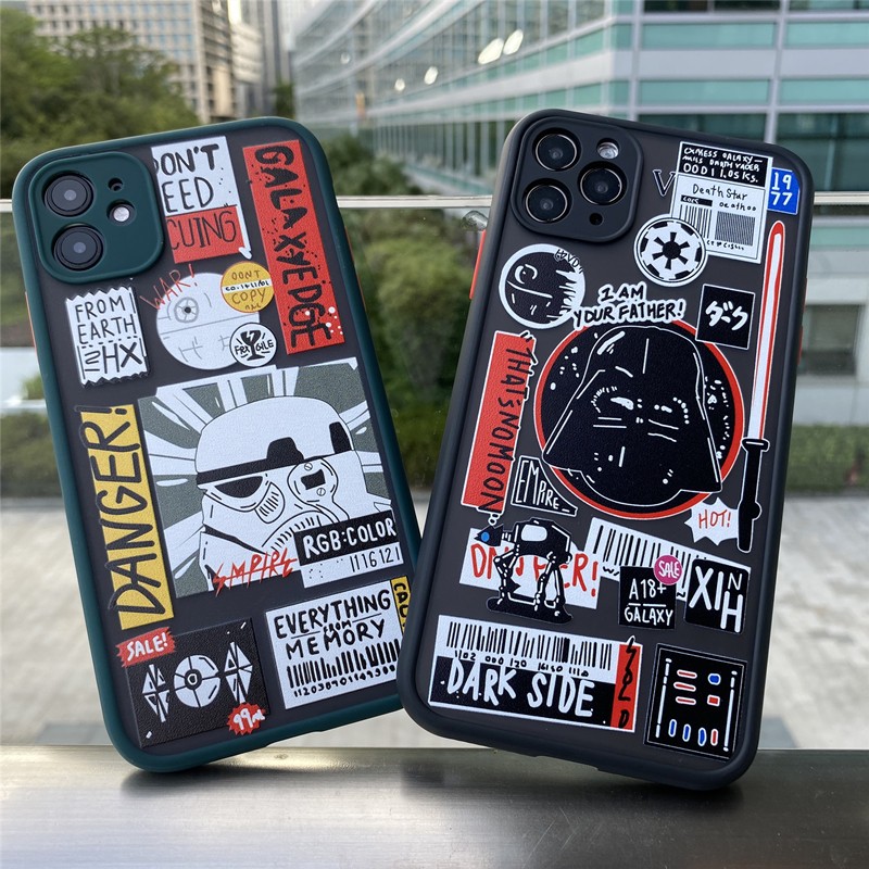 Hard case Pelindung Desain Star wars Untuk Iphone 12 pro Max i11 pro Max X Xs Max Xr 7 8 6 6s Plus