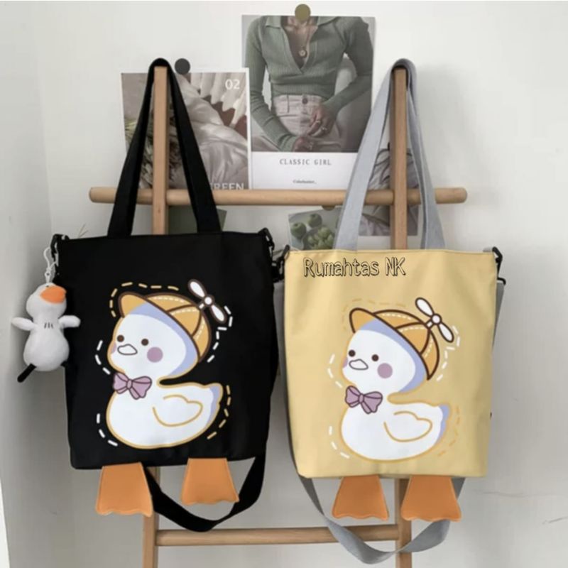 Totebag Topi Bebek Tas Wanita