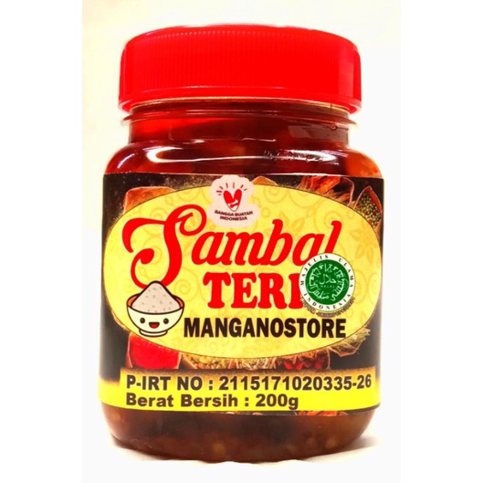 

manganostore sambal teri sambal teri 200gram