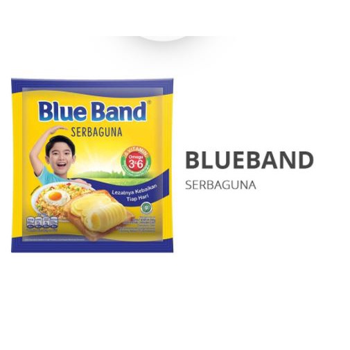 

Blue Band Mentega Blueband Serbaguna Margarin Sachet 200gram