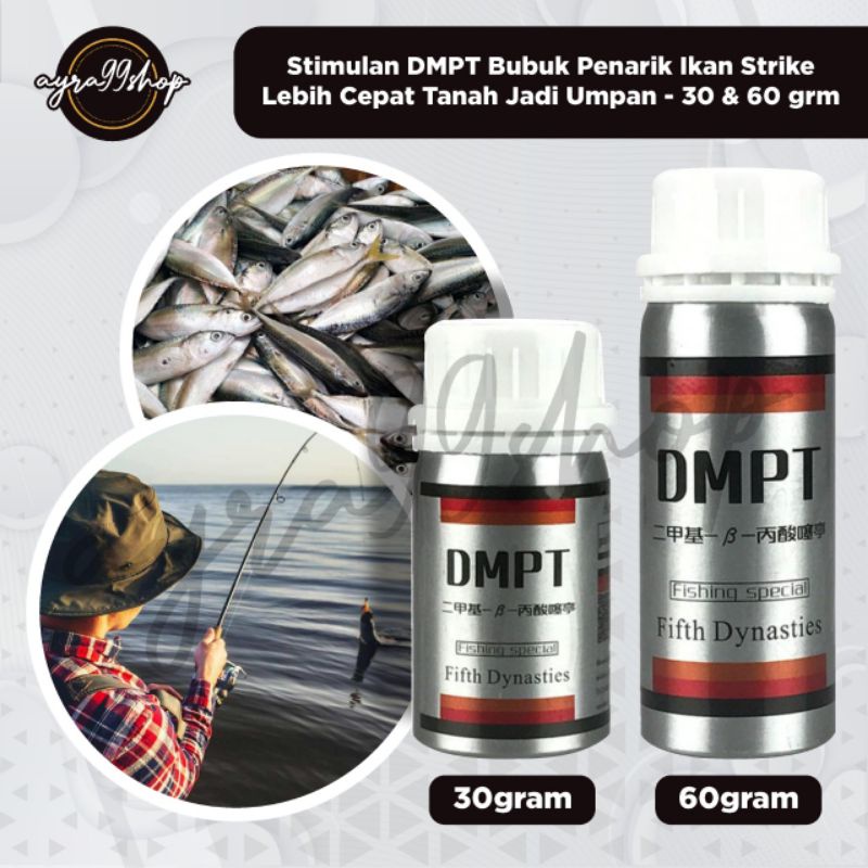 DMPT STIMULAN IKAN STRIKE BUBUK PENARIK IKAN STRIKE UMPAN PANCING 30G DAN 60G ESSEN PANCING ESEN PANCING