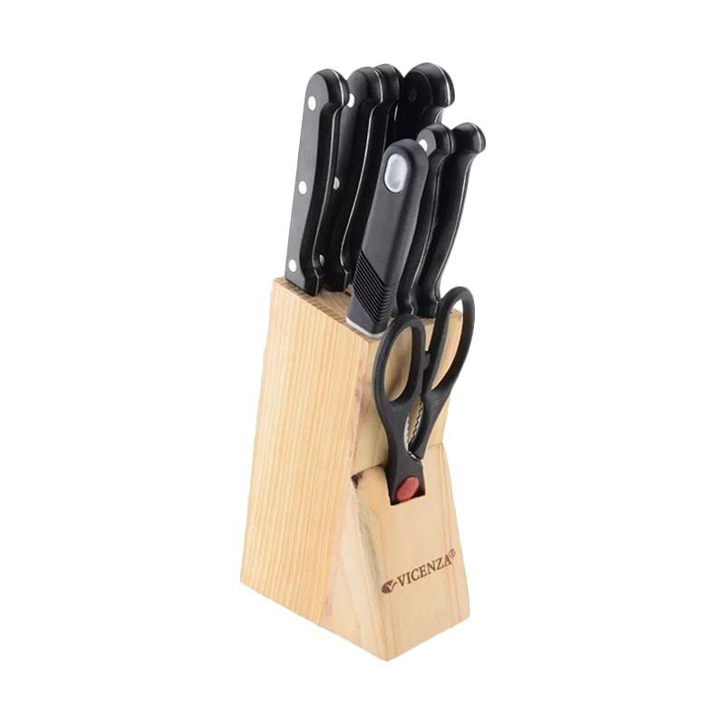 Vicenza V910K Stainles Steel Knife Set - Hitam