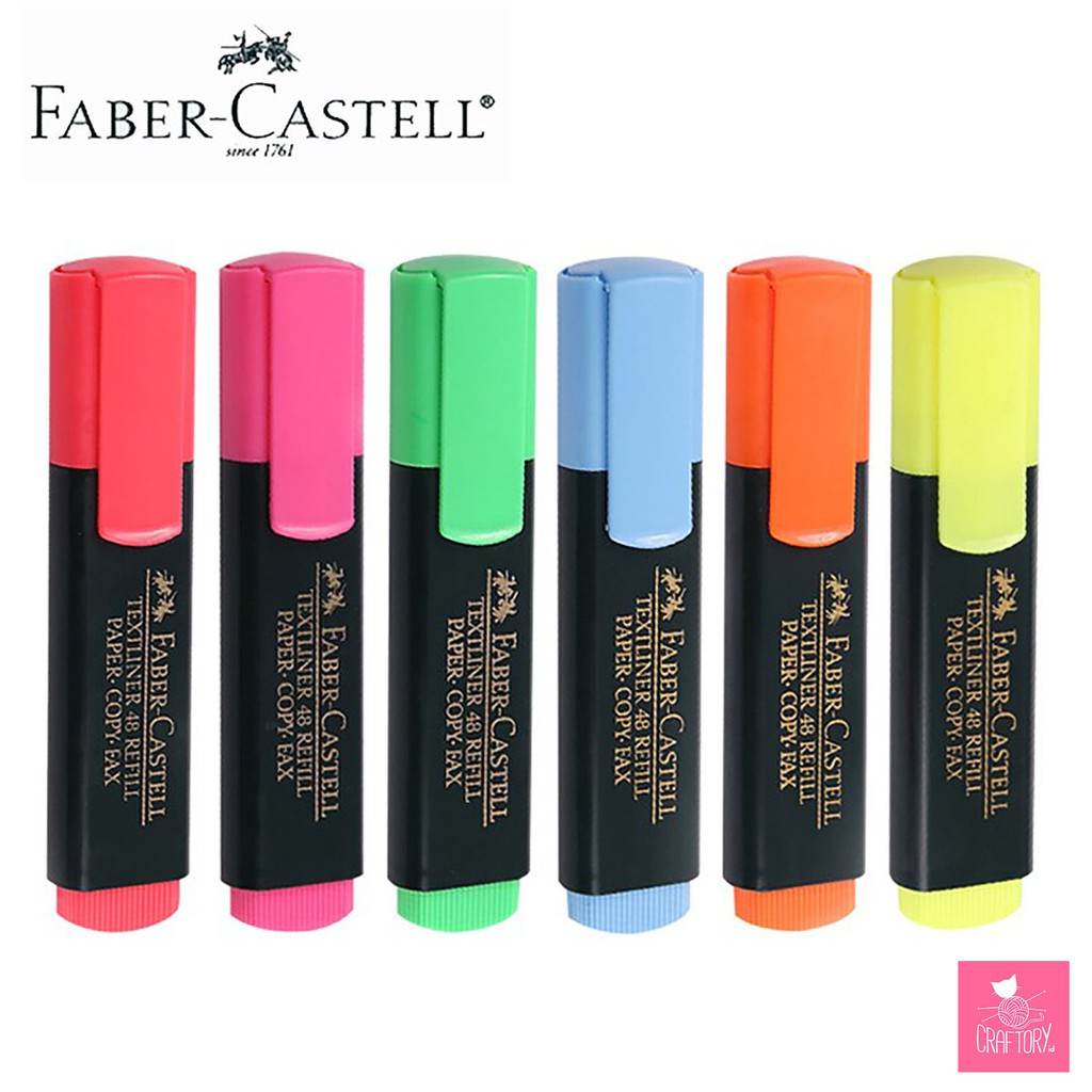 

FABER CASTELL TEXTLINER 48/PEWARNA TEXT