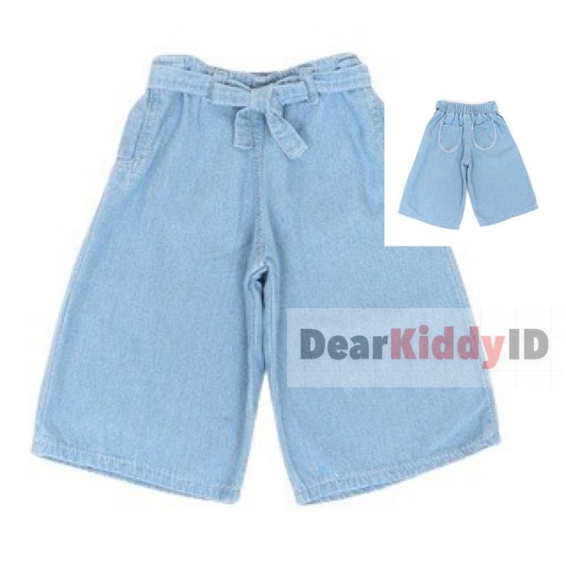 DK ROK JEANS KANCING + KARET / KULOT JEANS Anak Perempuan