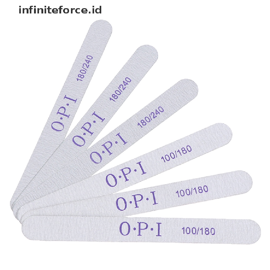 Infiniteforce.id 10Pcs Kikir Kuku Dua Sisi Bahan Kayu Tebal