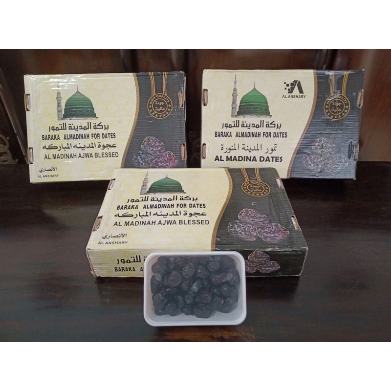 KURMA AJWA ASLI MADINAH 100% Kurma Ajwa Baraka al Anshary
