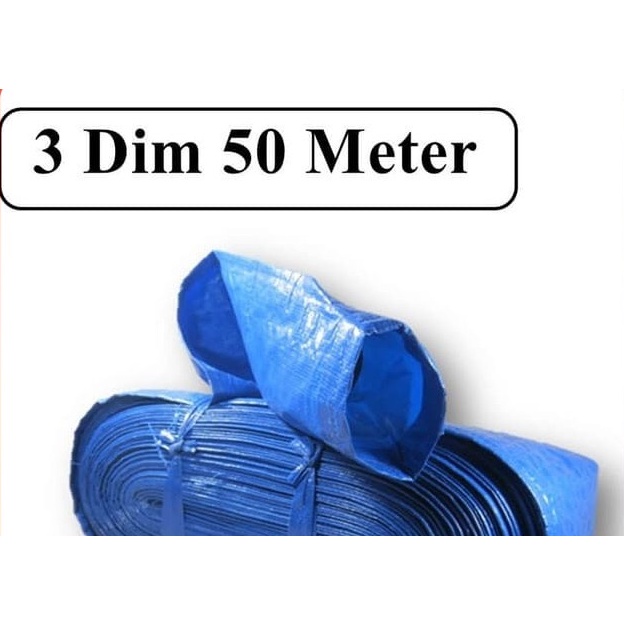 Selang Terpal Plastik 3 dim / 15 cm 50 meter