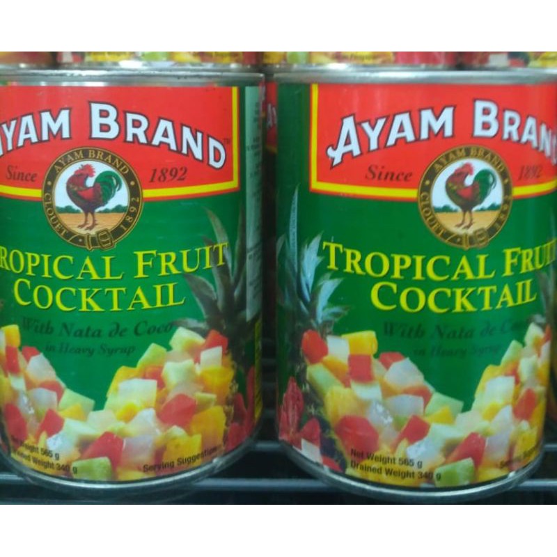 

AYAM BRAND TROPICAL FRUIT COCKTAIL 565GR