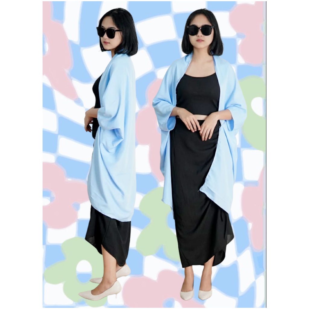 BEFAST - ZFS OOTD Cardigan NAMI / FENTE SCARF OUTER PLAIN / Outer Kekinian Wanita / Terbaru 2022 / Outer Trendy / Cardigan Polos Casual / Outfit Selebgram Terlaris / Fashion Wanita Modis