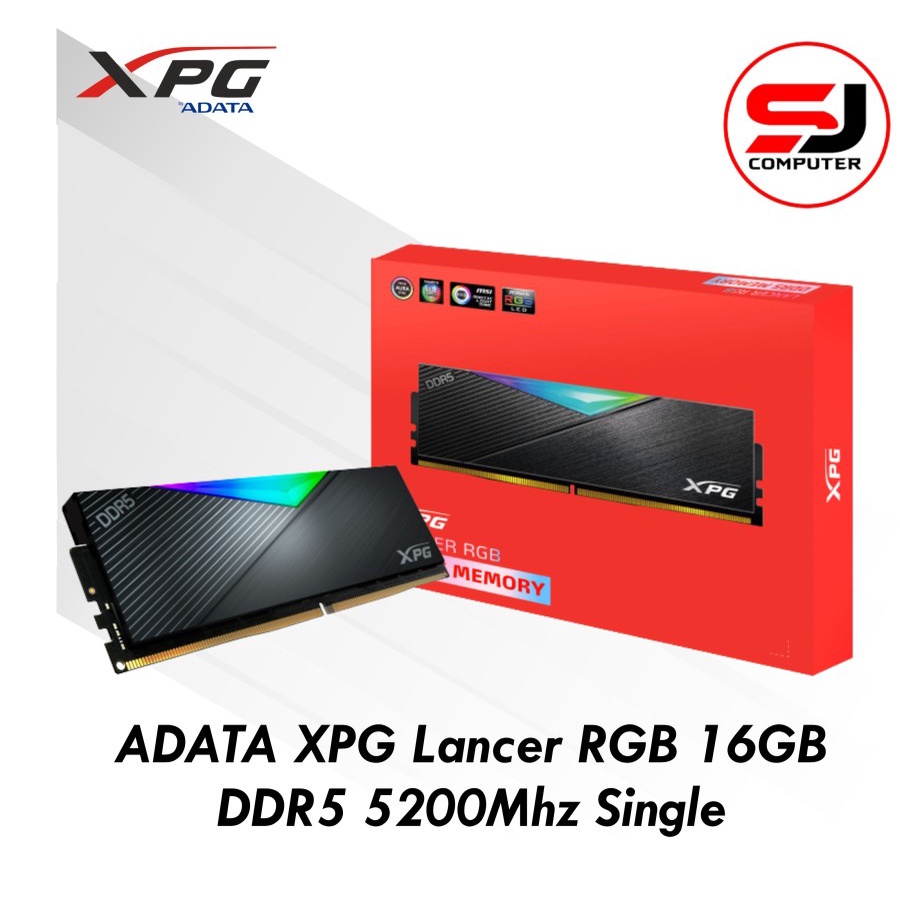 Ram Adata XPG Lancer RGB 16GB 5200Mhz DDR5 Single | Longdim Adata