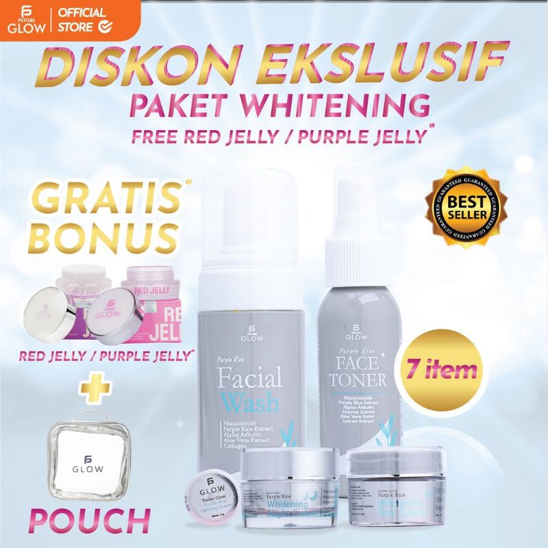 PROMO PAKET WITHENING PSGLOW FREE RED JELLY