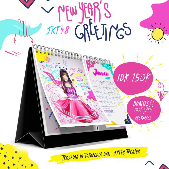 

FREEONGKIR JKT48 Kalender 2019 ZD160