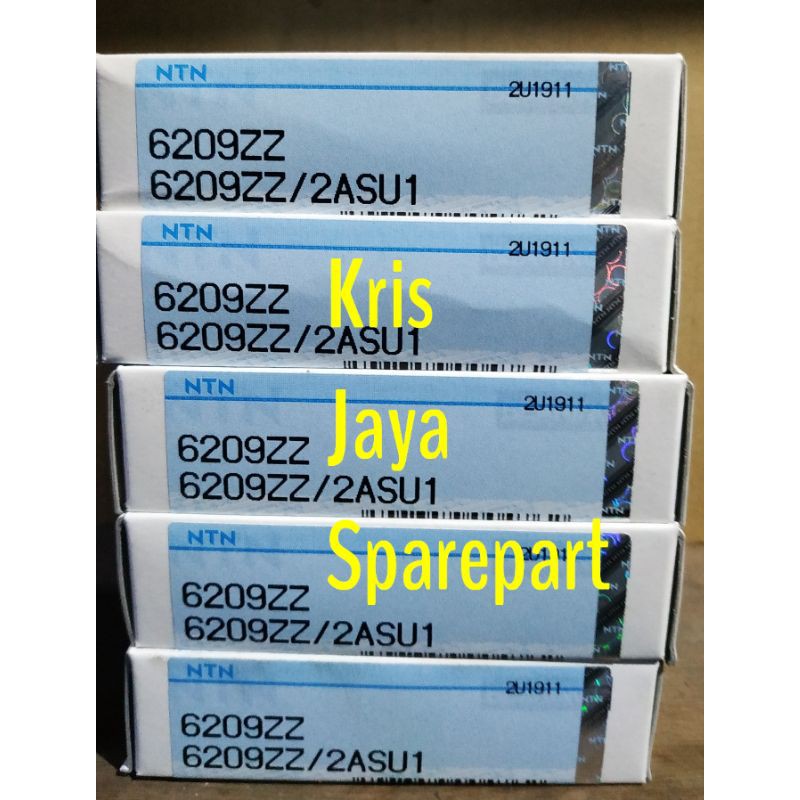 bearing 6209 zz merk ntn japan