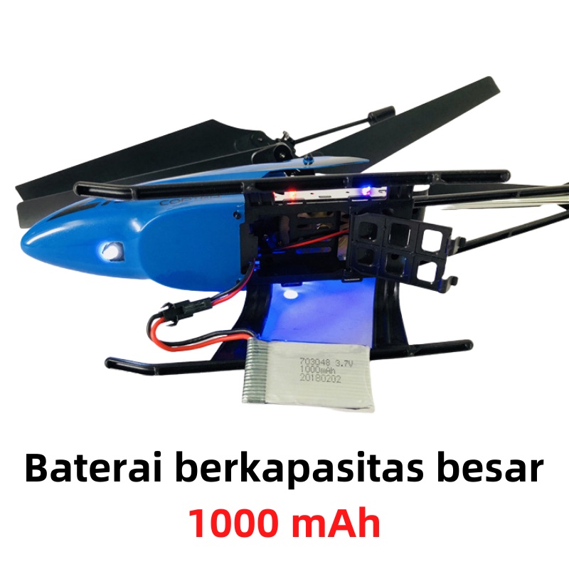 F528 4CH 50CM Pesawat ukuran besar 2.4G Remote Control Helicopter Baterai 1000mAh Alloy LED