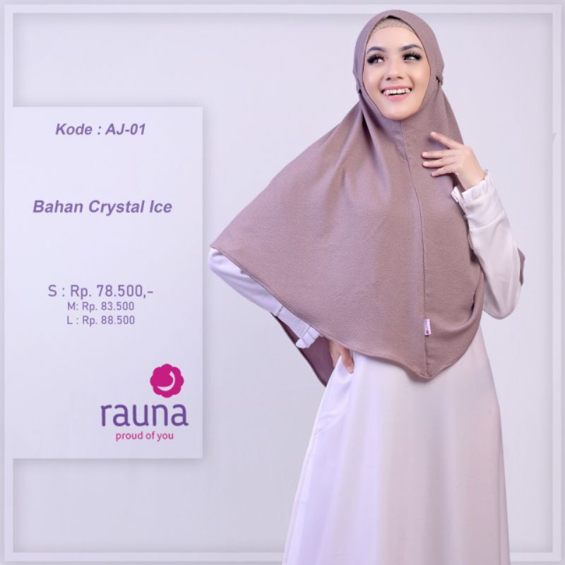RAUNA HIJAB BERGO CRYSTAL ICE