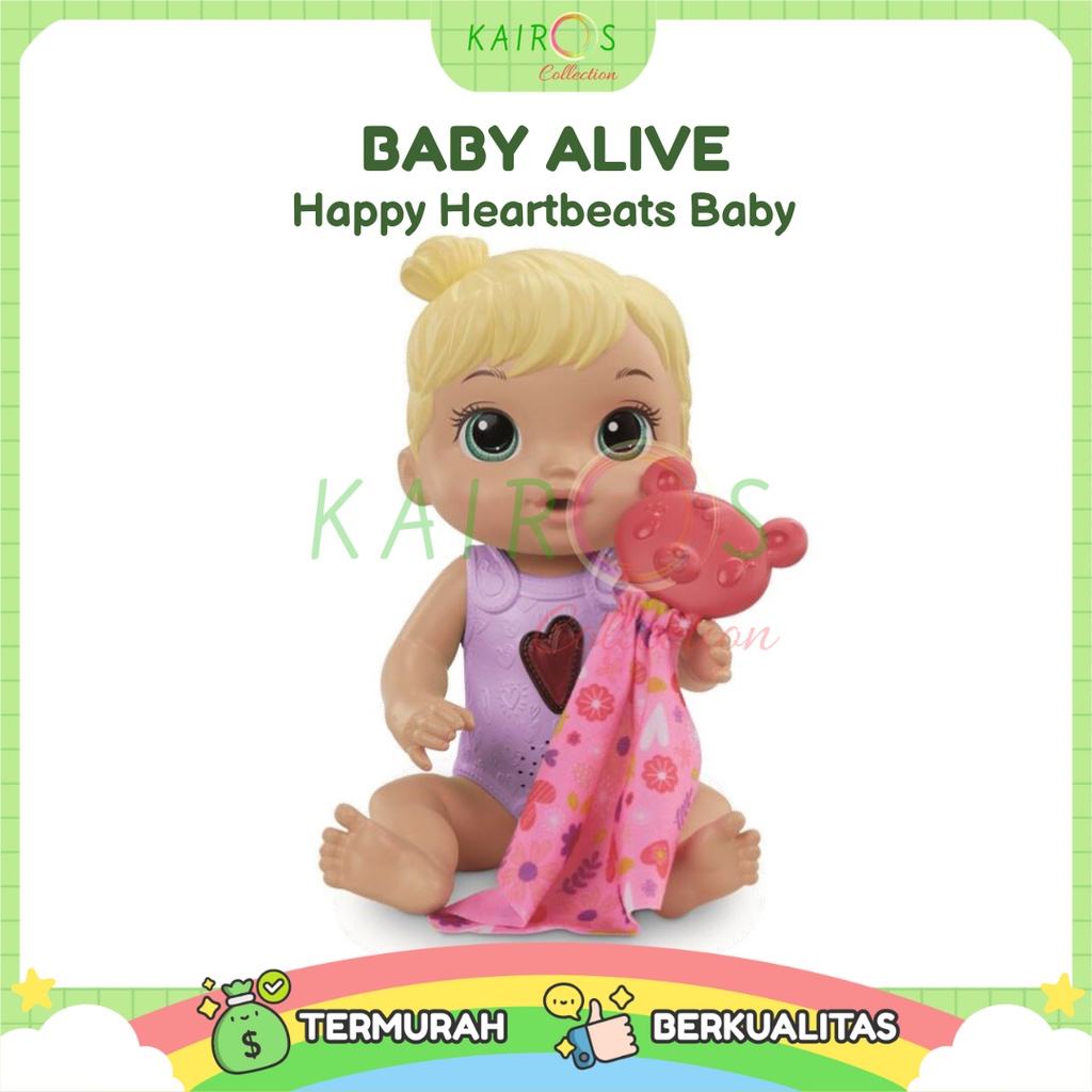 Baby Alive Happy Heartbeats Baby Mainan Anak Boneka