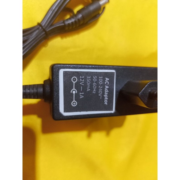 Charger Timbangan / Adaptor Timbangan 12Volt 1A plus dalem