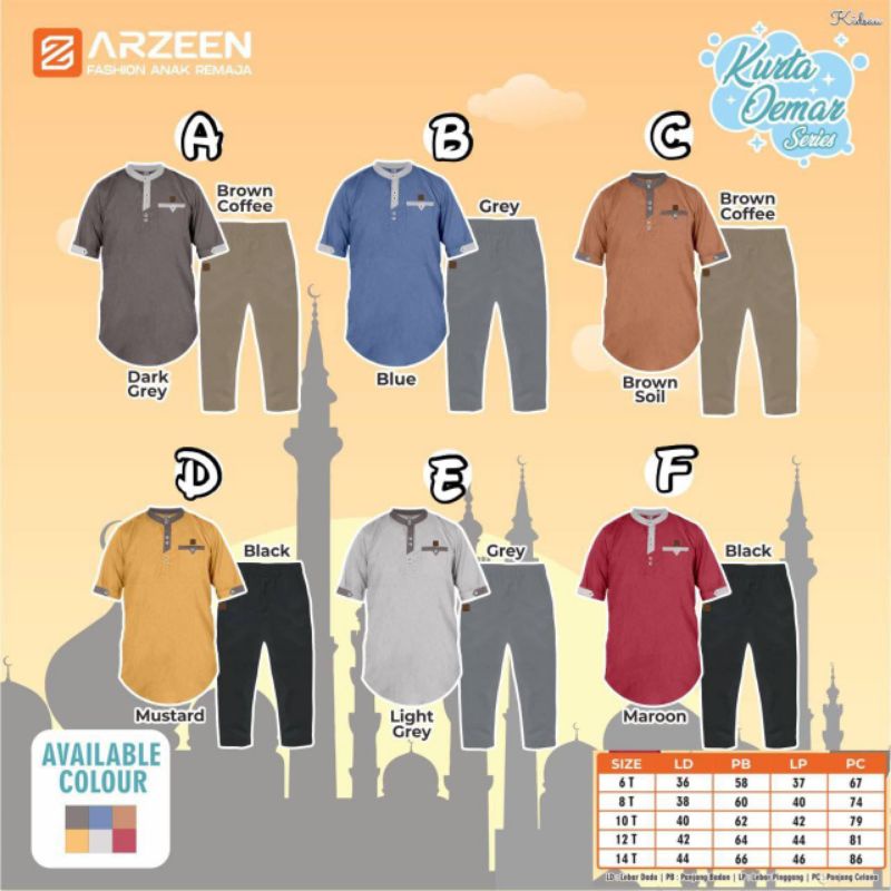 Kurta Oemar Set By Arzeen