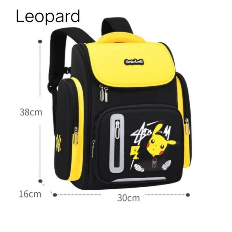 Tas Anak Sekolah Ransel Anak Karakter Backpack Anak Paud dan TK Laki Laki Perempuan Garsel pokemon