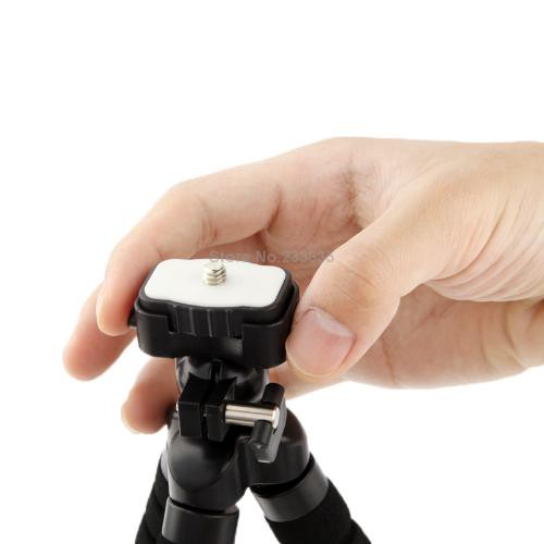 Flexible Tripod for Camera and Smartphone - MS-4J - Black