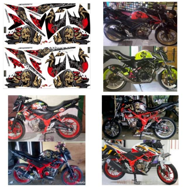 Striping Stiker Cb150r Cb 150 R All New Variasi Honda Sticker