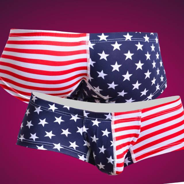 Celana Dalam Pria Woxuan American Sexy Boxer M6508