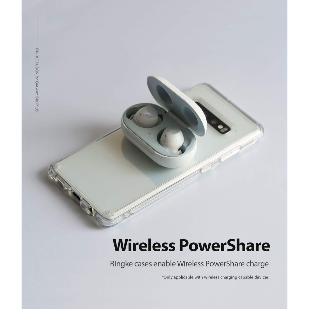 Case Galaxy S10 Plus / S10e / S10 Ringke Fusion Anti Crack Transparan Casing Samsung