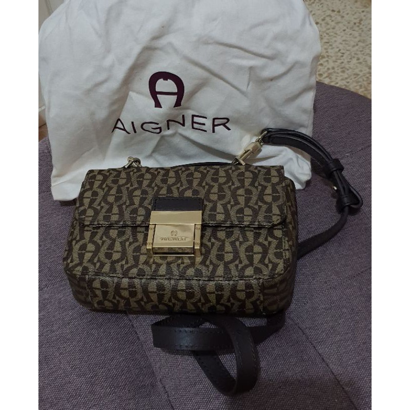 SOLD aigner bag authentic