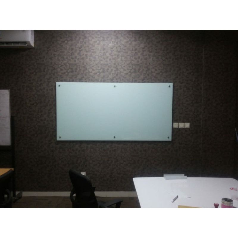 

Glassboard uk.120×240cm / whiteboard / papan tulis kaca / papan tulis