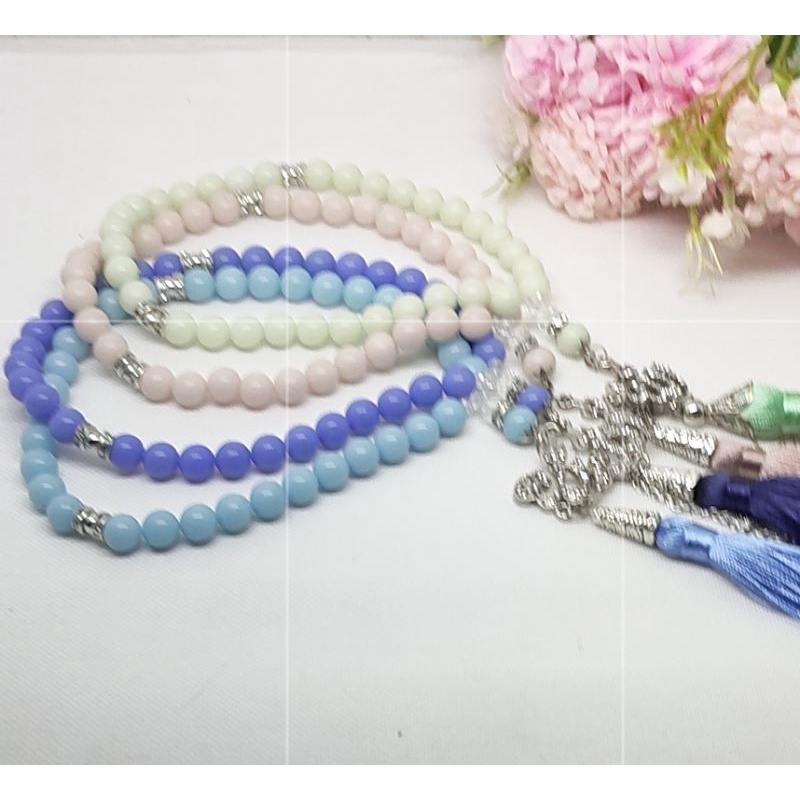 Tasbih ADC batu fosfor 10mm, Gratis BOX &amp; CUSTOM NAMA!!