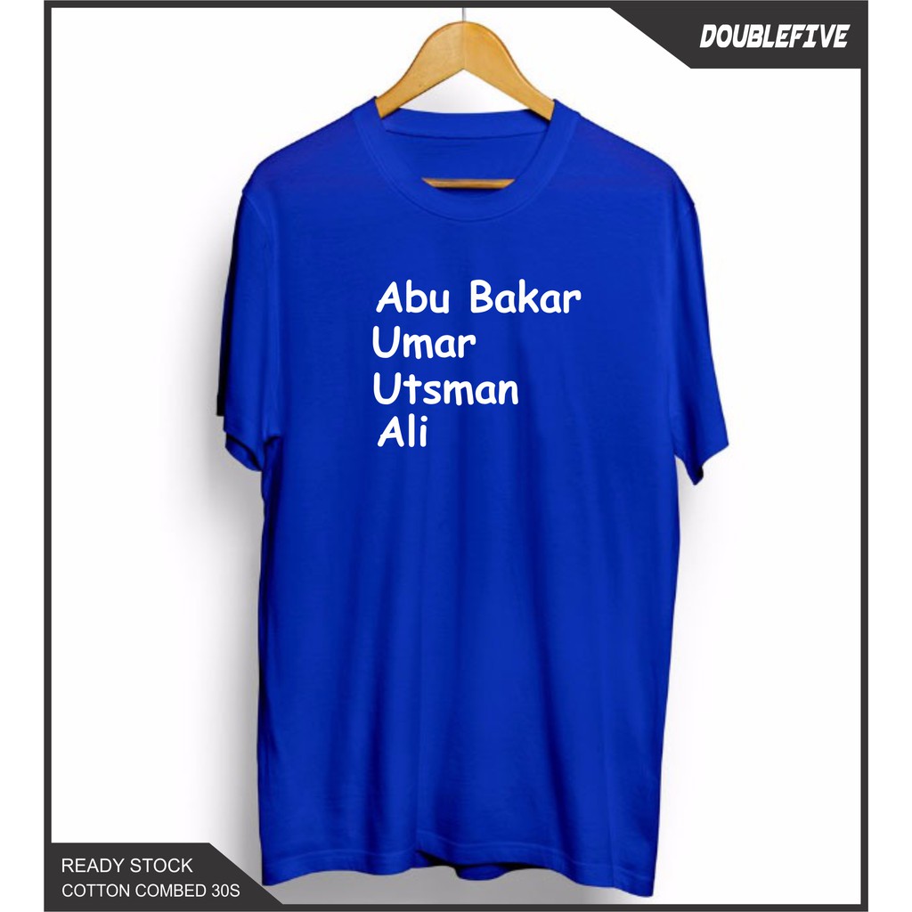 Kaos Distro Kaos Dakwah Kaos Islami Kaos Abu Bakar Dkk Kaos Cotton Combed 30S Premium