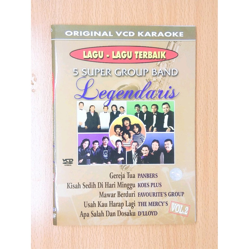 TERLARIS KASET VCD ORIGINAL LAGU KARAOKE GRUB BAND LEGENDARIS