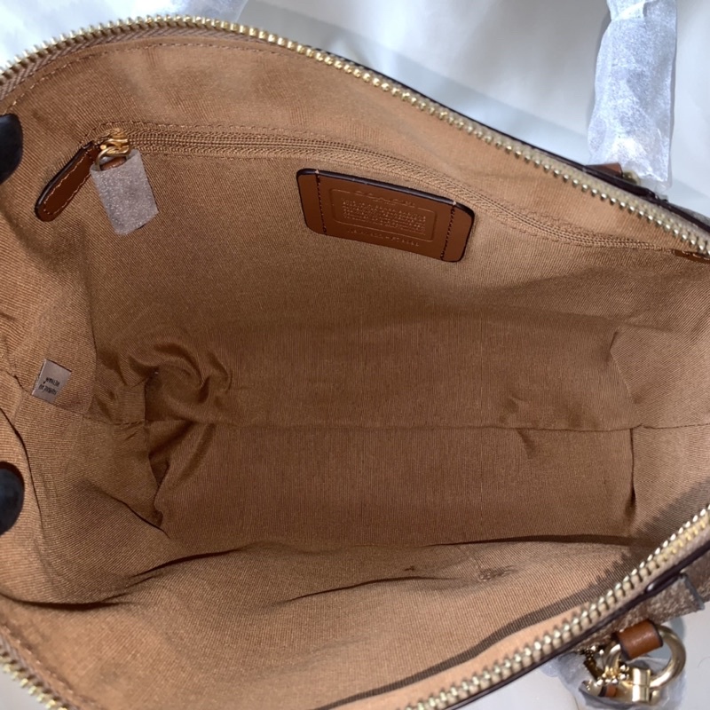 COACH PRAIRIE SATCHEL IN SIGNATURE CANVAS (COACH F79998)- KHAKI