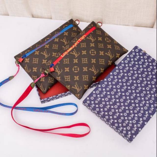 Lv clucth kualitas AAA UK.24×16 Free Dustbag, Box dan Receipt