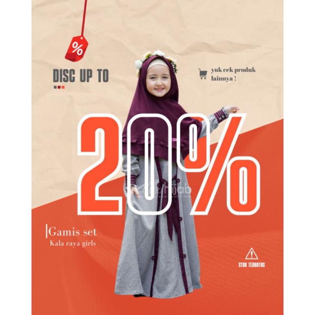 Gamis Anak Premium Bahan Premium Alwa Hijab Diskon Sale Ramadhan