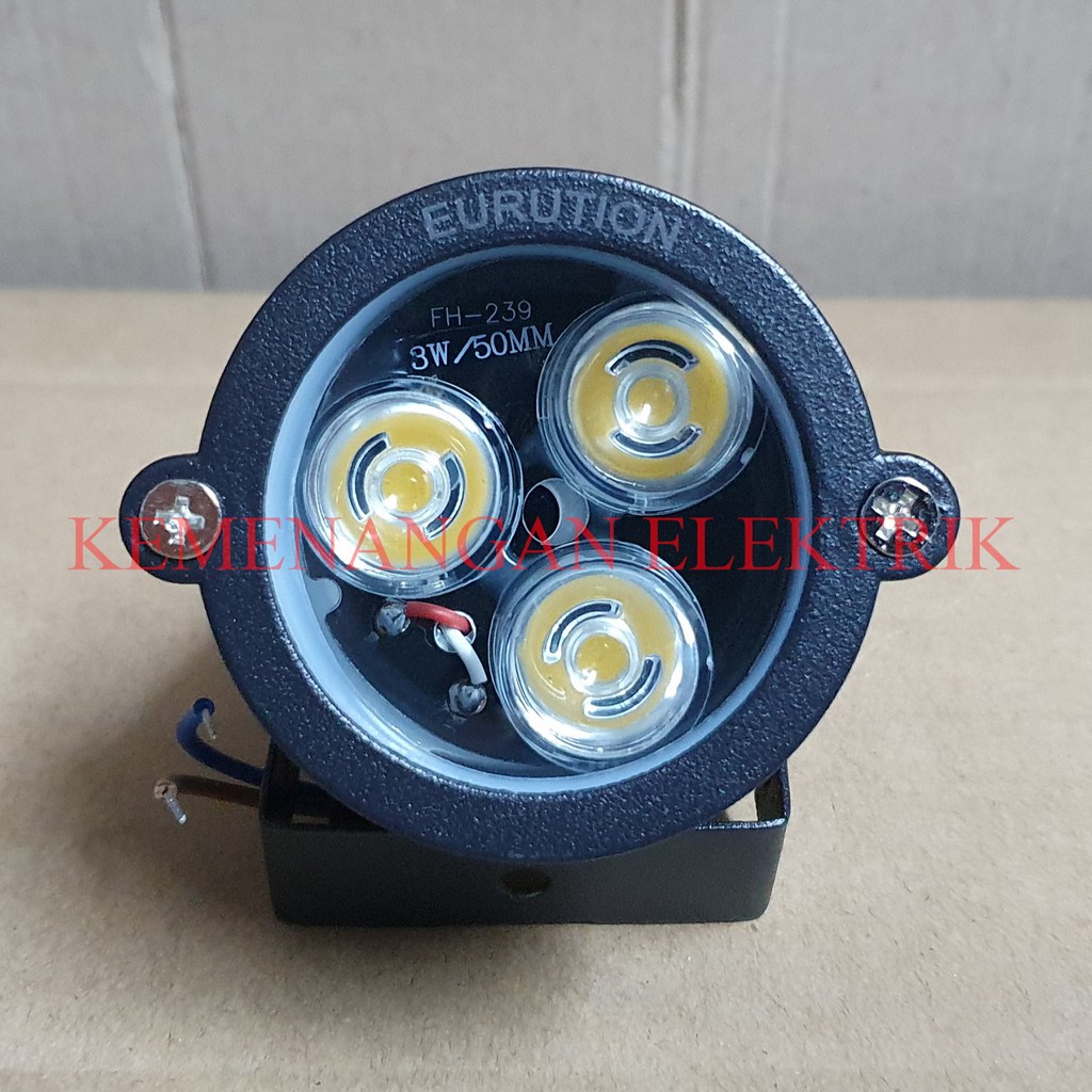 LAMPU SOROT TAMAN LED 3WATT TANCAP EURUTION / SPOTLIGHT 3W 3 W 3 WATT / LAMPU OUTDOOR