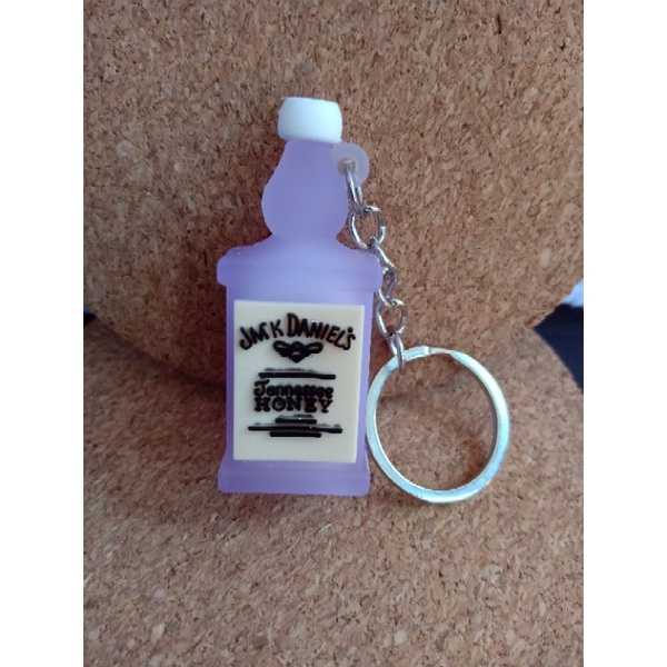 Gantungan kunci botol bir wine - Ganci bentuk drink souvenir import