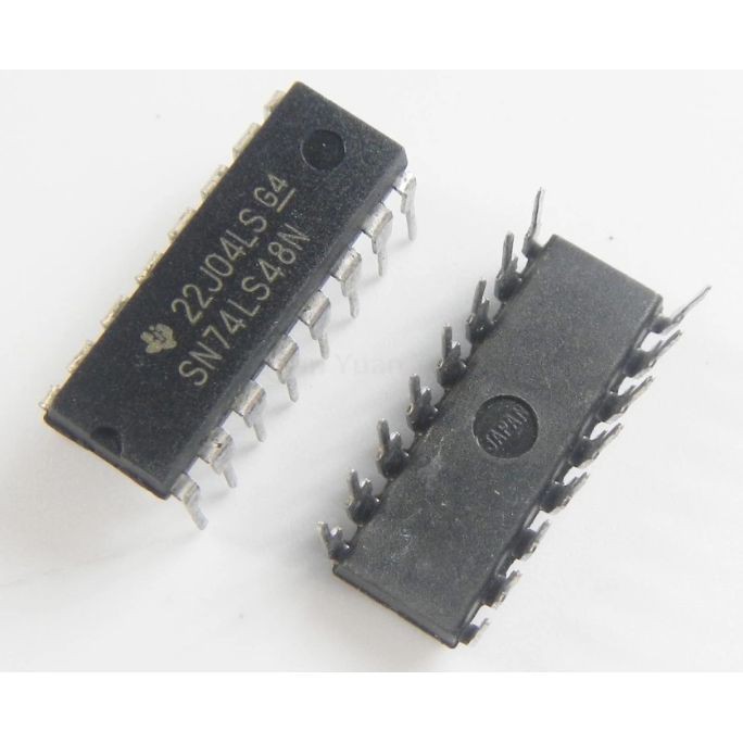 IC DIP TTL 7448 SN 74LS48N SN74LS48 BCD to 7 Segment Decoder