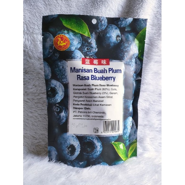 Chen Liang Ji Manisan Buah Plum Blueberry/Chery