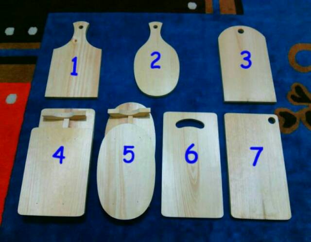 Talenan / Telenan / Telnan Kayu Pinus 34 x 18 MURAH TEBAL / Wooden Cutting Board