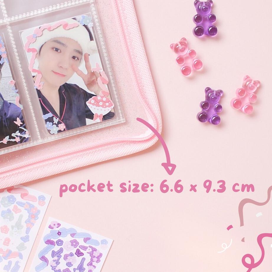 

[Rekomended] CODE-569>>.☛ Zipper Photocard Binder 6 Ring A5 / Binder Album Photocard Polaroid [READY