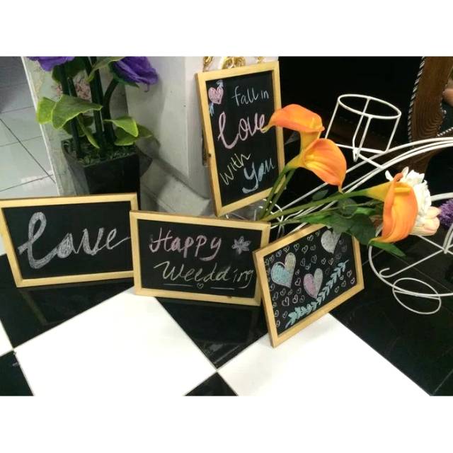 

Papan Tulis Prewedding Papan Tulis Kapur Dekorasi Papan Menu Cafe Home Decor Aksesoris Pesta 30x40